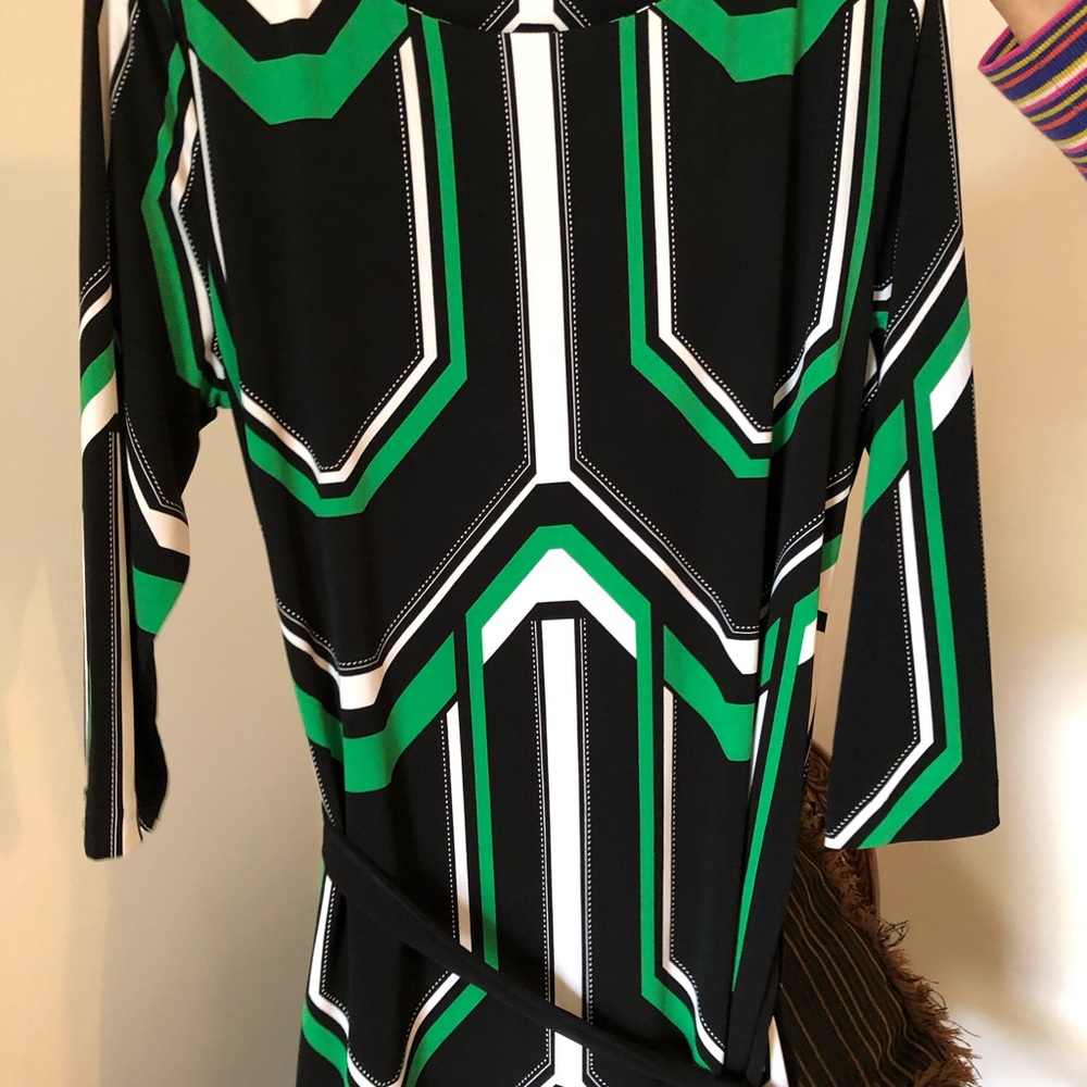 New York & Company dress with tie belt.  Size XL.